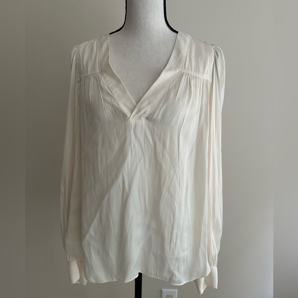 Zadig & Voltaire Cream Boho Top